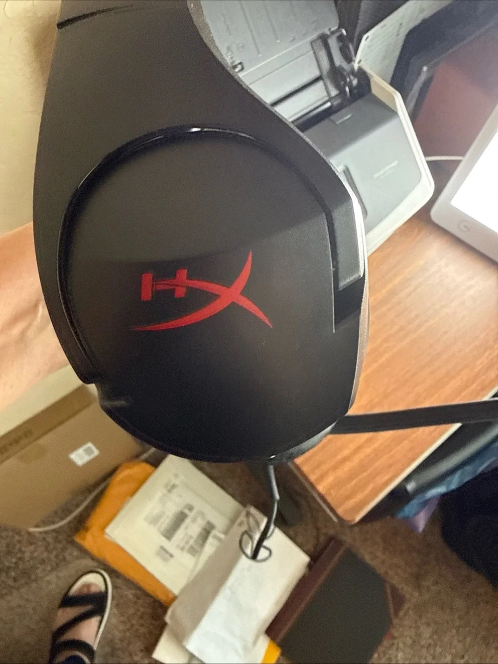 HyperX Gaming Headset Wired Over-Ear Headphones w/ Mic 3.5mm Jack – Black